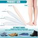 Invisible Height Increase Insoles - 3 Pairs Adjustable Gel Cushioned Heel Lift Inserts for Leg Length Discrepancies and Heel Pain - Men Women (4 Layers) - Buy Online on GoSupps.com