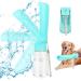 VFANDV portable pet drinking bottle drinking bottle dogs dog water bottle 180 foldable dog cat pets leakage -proof water bottle for walking daily travel camping (550ml)