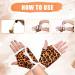2-Piece Adjustable Castor Oil Pack - Waterproof Soft Reusable Hand Wraps in Leopard Pattern | Prevents Leakage & Enhances Therapy - Buy Online on GoSupps.com