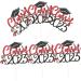 SEWACC 12 Pcs 2023 Graduation Arrangements Graduation Party Decorations Graduation Cake Toppers Congrats Grad 2023 Graduation Dessert Grad Cake Decorations Cupcake Ornaments Flash Plug-in Redx2pcs 16.8X13CMx2pcs - Buy Online on GoSupps.com