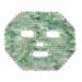 Face Eye Mask Jadestone Facial Cover Face Massage Jadestone Facial Sleeping Cover for Spa Dark Circles (Fuchsite Quartzite)
