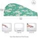 Green Fresh Daisy Dry Hair Cap - 2 Piece Quick Drying Towel Set | Super Absorbent Soft Headband - Buy Online on GoSupps.com