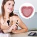 DASHIELL Makeup Brush Cleaner Bowl Heart Shape Silicone Cosmetic Brush Cleaner | Foldable Portable Washing Tool Brush Cleaning Pad for Makeup Lovers pink - Buy Online on GoSupps.com