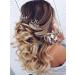 Heread Crystal Bride Wedding Hair Pins | Rhinestone Bridal Hair Accessories (Pack of 3) - Silver - Buy Online on GoSupps.com
