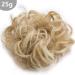 Silk-co Synthetic Hair Bun Scrunchie in Dark Blond & Bleach Blond - 25g Curly Messy Chignon Updo - Buy Online on GoSupps.com