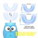FLINEVE Kids U-Shaped Electric Toothbrush - 3 Cleaning Modes, Whitening Massage, Cartoon Design, Blue, Ages 7-15 - Buy Online on GoSupps.com