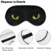 LynaRei Cute Black Cat Sleep Mask - Adjustable Strap, Soft Eye Cover - Buy Online on GoSupps.com