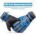 Malker Goalkeeper Gloves - Youth & Adult Football Gloves with Finger Protection Slipproof Grip Injury Prevention - Blue/Black Size 7 - Buy Online on GoSupps.com