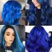 Temporary Blue Hair Wax - Wash Out Color for Men & Women | Hairstyle Cream & Pomade - Buy Online on GoSupps.com