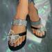 Buy XTZYGLFD Women's Orthopedic Sandals - Casual Slope Heel Bohemian Silver Flip Flops - Comfortable Beach Footwear Size 5 UK - Buy Online on GoSupps.com