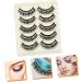 Beatifufu 10 Pairs Diamond False Eyelashes Lash Extensions False Lashes Natural Look Natural Eyelash Rhinestone False Eyelashes Dramatic Glitter Cosplay Decorate Chemical Fiber Hard Stem - Buy Online on GoSupps.com
