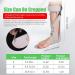 Comfortable AFO Foot Drop Brace Splint M-Right for Stroke Hemiplegia - Ideal for Walking and Sleeping with Shoes - Buy Online on GoSupps.com