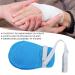 Fixed Restraint Gloves for Elderly | Anti-Scratch Non-Sterile Palm Protectors with Soft Plate Strap (Blue) - International Shipping Available - Buy Online on GoSupps.com