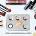 Ciieeo Plateau de M lange Maquillage en Acier Inoxydable 2 Pcs Grand Format 5 Compartiments avec Spatule M tal Outil de M lange de Pigments pour Fond de Teint Nail Art et Gloss  - Buy Online on GoSupps.com