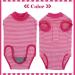 Hjumarayan Dog Recovery Suit - Medical Shirt for Small & Medium Dogs | Anti-Lick Protective Clothing | Post-Surgery Wound Care - Red Striped M Size - Buy Online on GoSupps.com