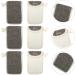 AUTSUPPL 6pcs Black Linen Soap Soap Net Soap Saver Pouches Face Cleaning Net Flax - Buy Online on GoSupps.com