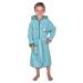 Wolimbo children's and baby bathrobe with name and motif for boys and girls 86/92 (12 - 24 months) whale family organic crystal