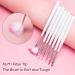 8 Pcs Resin Nail Tips Art Palette Set with 5 Brushes - Manicure DIY Pink - Buy Online on GoSupps.com