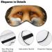 Fox with Roses Sleep Eye Mask & Blindfold for Women Men - Elastic Strap for Sleep, Travel, and Nap - Buy Online on GoSupps.com