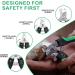 Pet Nail Clippers & Trimmers | Stainless Steel with Safety Guard | For Dogs, Cats, Rabbits, Guinea Pigs, Birds | Small Animal Claw Clippers | 4.7 Green - Buy Online on GoSupps.com