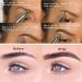 LXZJJM Eyebrow Pencil 4-in-1 Automatic Pomade Eyebrow Pencil Easy Brow Contouring Rotating 4-Color Eyebrow Pencil Precise Brush-Tip Create Natural-Looking Brows Stay on All Day 22.5g (2# Brown) 2 # Brown - Buy Online on GoSupps.com