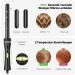 Janelove 5 in 1 Curling Iron Set - 3 Barrels Tourmaline Ceramic Wave Iron for Large & Small Curls 180 C/210 C for Short & Long Hair (Black) - Buy Online on GoSupps.com