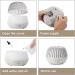500ml Ultrasonic Essential Oil Diffuser with 10 Oils - Aromatherapy Humidifier for Large Room, Baby Bedroom - 14 Color Lights - Waterless Shut-Off - White Wood Grain - Buy Online on GoSupps.com