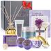 Ultimate Lavender Spa Gift Set for Women Organic Relaxation Kit for Wife Mom and New Moms Perfect Home Spa Day Gift Basket