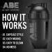 Applied Nutrition ABE Bullet Shaker 500ml - BPA Free Protein Shaker Bottle (Black) - Buy Online on GoSupps.com