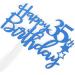 Tenhaisi Glittery Navy Blue Happy 35th Birthday Cake Topper Cake Topper for 35th Birthday Fabulous 35th Birthday Decoration - Buy Online on GoSupps.com