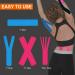 PRO Synthetic Kinesiology Tape Precut 60 Precut Strips Waterproof Sports & Athletic tape for Athletes - Physio Elastic Sports Tape Pain Relief Adhesive for Muscles Shin Splints Ankle Neck Knee & Shoulder (Mix) Pro-mix - Buy Online on GoSupps.com