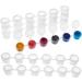 PandaHall 25 Strips Empty Paint Pots - 150 Pots 3ml Mini Storage Containers for Arts & Crafts - Ideal for Classrooms, Schools, Summer Camps & Festivals - Buy Online on GoSupps.com