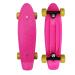 SK8MEMO Mini Skateboard, Mini Cruiser Skateboard for Beginners Rosy Mini 17"