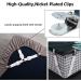 MELOTOUGH 1 Inch Plated Suspender Clips Pacifiers Clips with Plastic Gripping Teeth(5 PCS) - Buy Online on GoSupps.com