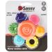 Sassy Baby Silicone Teether Rattle 3m+ Mixed