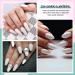 12 PCS Dip Powder Nail Kit - White Dipping Powder with Glitter Colors for French Manicure - DIY Salon Quality - Buy Online on GoSupps.com