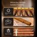 Portable Large Capacity Plastic Transparent Cigar Box with Sealed Double-Layer Cigar Travel Moisturizing Box - Buy Online on GoSupps.com