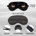 Kdqua Cute Cat Eye Mask | Funny Silk Blackout Sleep Mask for Women Men & Kids | Adjustable & Lightweight Kitty Eye Cover - Buy Online on GoSupps.com