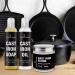 Culina Supreme Cast Iron Care Set - Restoring Scrub, Cleaning Soap & Conditioning Oil | 100% Plant-Based for Cookware, Skillets, Pans & Grills - Buy Online on GoSupps.com