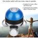 Portable Mini Neck & Body Massage Device - Vibration Massager with LED Light for Relaxation - Perfect for Home Use - Ideal for Head Neck Legs & Back (Blue) - Buy Online on GoSupps.com