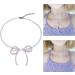 Silay Lian Xue Elegant Pink Loop & Star Necklace | Handmade Celbrebest Chain Jewelry for Women & Girls - Stylish Accessory - Buy Online on GoSupps.com