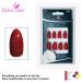 Bling Art Almond Red Glitter Stiletto False Nails - 24 Long Tips with Gel Finish - Includes Glue - Buy Online on GoSupps.com