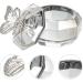 TOVINANNA Glass Nail Dappen Cup with Butterfly Lid Glass Nail Cup Nail Art Glass Dappen Dish Liquid Powder Crystal Cup for Mixing Liquid Powder Nail Art Manicure Tools - Buy Online on GoSupps.com