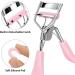3 in 1 Lash Eyelash Curler Professional Practical Makeup Cosmetic Tool with Comb and 4 Refills Pads for Girls and Women(Pink) - Buy Online on GoSupps.com