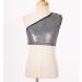 KKmeter Kids Girls One-Shoulder Sequins Dance Crop Top Performance Tank Vest 9-10 Black - Buy Online on GoSupps.com