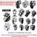 FOXSONIC 6 Blades Electric Shaver Replacement Heads - Bald Shaver with Blade Cover - Black - Buy Online on GoSupps.com
