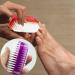 5 Pcs Plastic Handle Double Sided Nail Clean Brush Set - Vertical Scrubbing Brush for Nails, Toes, Hands - Ideal for Garden, Home, Salon - Buy Online on GoSupps.com