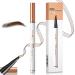 Eybrow pencil waterproof eyebrow pencil wiped-resistant liquid eyebrow pencils quick drying and durable silent welding effortlessly create natural eyebrow shape dark brown A-dark brown