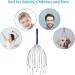 HEETA 2-Pack Head Scalp Massagers - Handheld Scalp Scratcher Set for Relaxation, Hair Stimulation, and Stress Relief - 20 Fingers, Blue & Purple - Buy Online on GoSupps.com