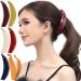 RC Roche Ornament 6 Pcs Premium Interlocking French Banana Hair Clip for Thick Hair - No Slip Ponytail Maker and Fashion Accessory Clamps in Classic Multicolor (Pack of 6) - Buy Online on GoSupps.com